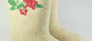 Как украсить валенки