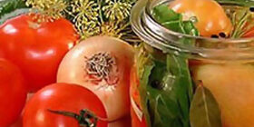 Консервирование сорбиновой и уксусной кислотами и спиртом