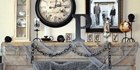Украшения для дома на Хэллоуин – фото и видео, как сделать своими руками