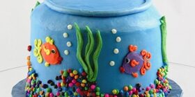 Детский торт в виде аквариума: мастер-класс оригинального торта на День Рождения