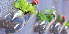 Кашпо из пластиковой бутылки