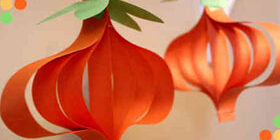 Как делать елочные игрушки из бумаги