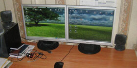 Как подключить два монитора к одному компьютеру фото