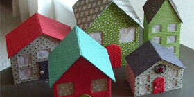 Как сделать домик из бумаги