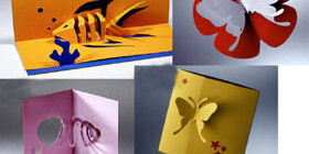 Как сделать из бумаги открытки на день рождения