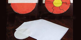 Как сделать колеса из бумаги