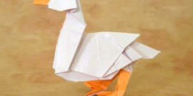 Как сделать утку из бумаги