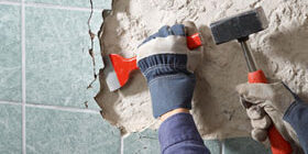 Как убрать старую плитку