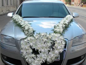 Как украсить машину на свадьбу Как украсить машину на свадьбу