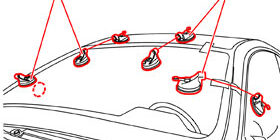 Как установить ветровое стекло