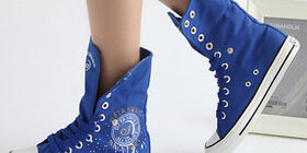 Как завязать высокие кеды