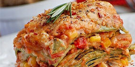 Лазанья с телятиной и моцареллой фото