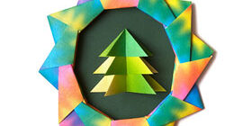 Новогодние поделки из бумаги