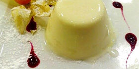 Панакота с яблоками