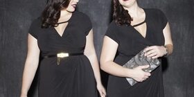 Модные платья на Новый год для полных женщин и девушек.