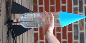 Ракета из пластиковой бутылки своими руками