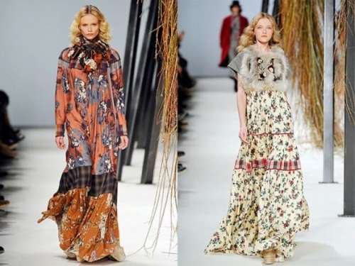 Гламурные парадоксы одежды в стиле бохо