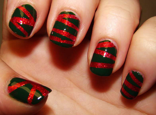 Идеи модного маникюра, фото на Новый год 2015