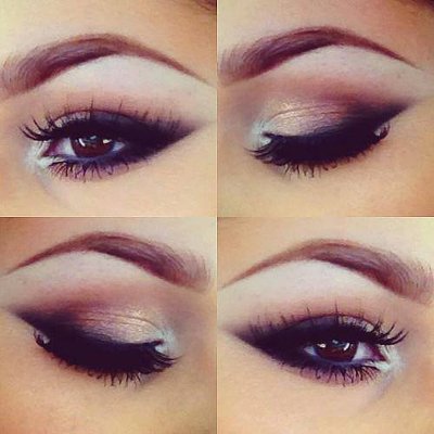 Праздничный макияж для карих глаз: как красиво накрасить глаза на Новый год 2015