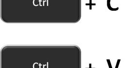 Как копировать текст с помощью клавиатуры