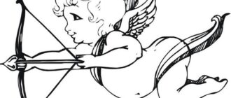 Рисуем купидона самостоятельно - мастер-класс с фото