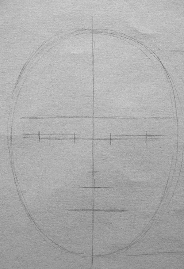 Как поэтапно нарисовать лицо человека карандашом