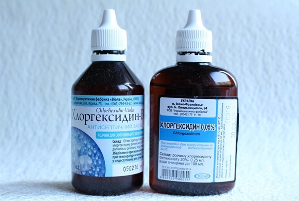 Как полоскать горло хлоргексидином