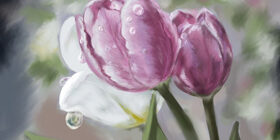 Как рисовать цветок, учимся рисовать цветы поэтапно