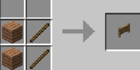 Как сделать калитку в Minecraft?