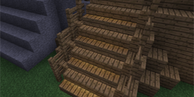 Как сделать лестницу в Minecraft?