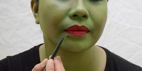 Как сделать макияж ведьмы для девочки на Хэллоуин, фото