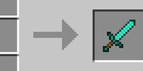 Как сделать меч в Minecraft?