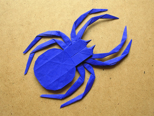 Как сделать паука из бумаги: фото и видео