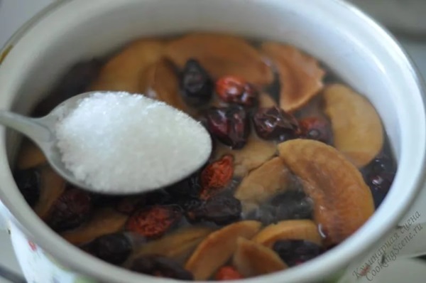 Как варить компот из сухофруктов