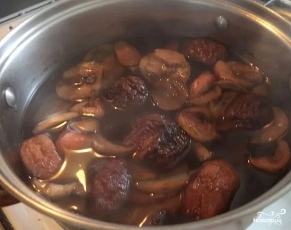 Как варить компот из сухофруктов