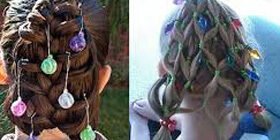 Красивые и простые прически для девочки на Новый год 2015 с фото