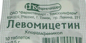 Левомицетин против прыщей