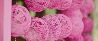 Как сделать шары из ниток своими руками