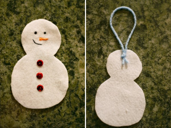 Снеговик из бумаги, как сделать