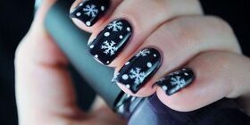 Создаем новогодний дизайн ногтей 2015: фото и примеры