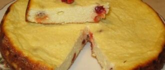 Творожная запеканка, как в детском саду