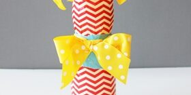 Ваза из пластиковой бутылки своими руками