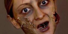Макияж зомби на Хэллоуин: фото, видео как сделать