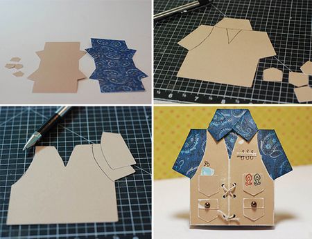 Красивая объёмная открытка своими руками на День защитника Отечества